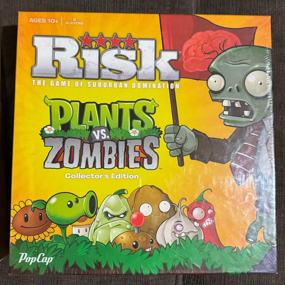 Board Game Risk Collector’s Edition Zombies vs Plants - new